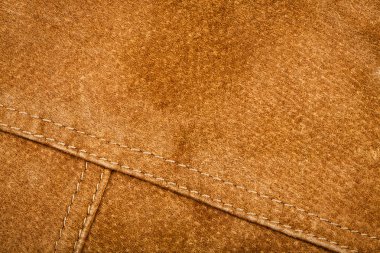 Seam on suede product clipart