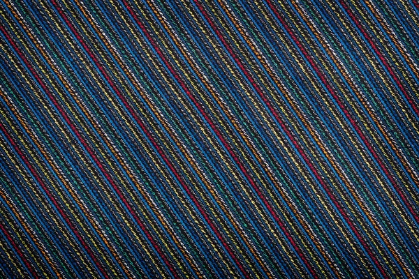Colorful lined fabric texture — Stock Photo, Image