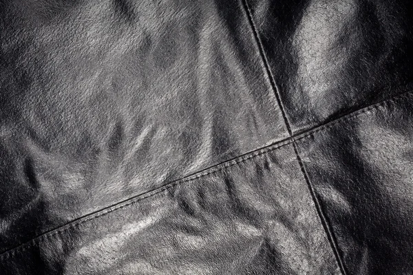 Seam on leather product — Stock Photo, Image