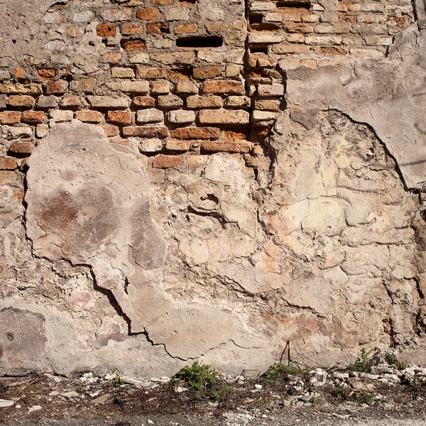 Yaşlı brickwall — Stok fotoğraf