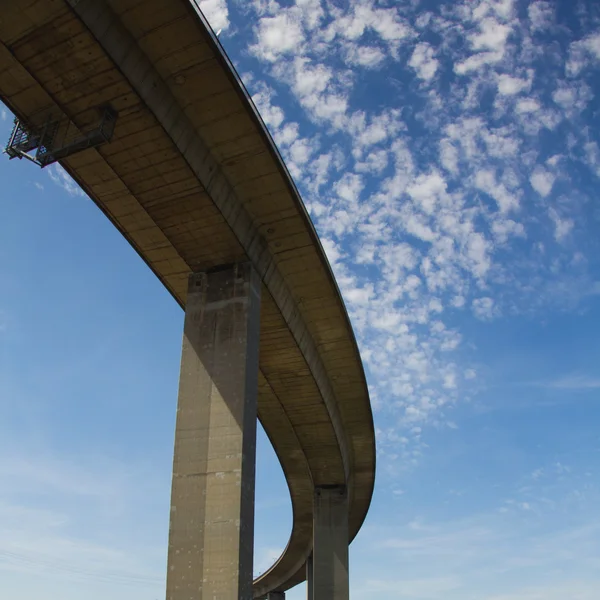 stock image Curved Bridge in the Sky