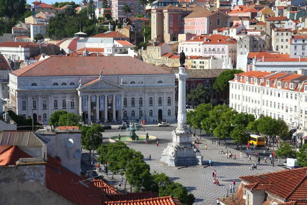 Rossio square, Lisbon, Portugal — Stock Photo, Image