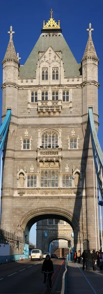 Tower bridge panorama, London, UK — Stock Photo, Image