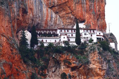 Monastery at Elona, Leonodio, Greece clipart