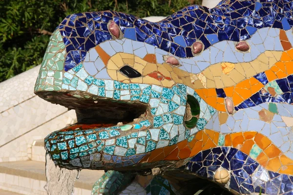 stock image Dragon fountain, Barcelona