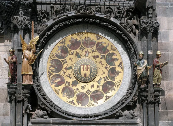 Zegar astronomiczny ii, Praga — Zdjęcie stockowe