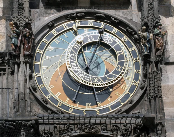 Astronomical clock I, Prague — Stock Photo, Image