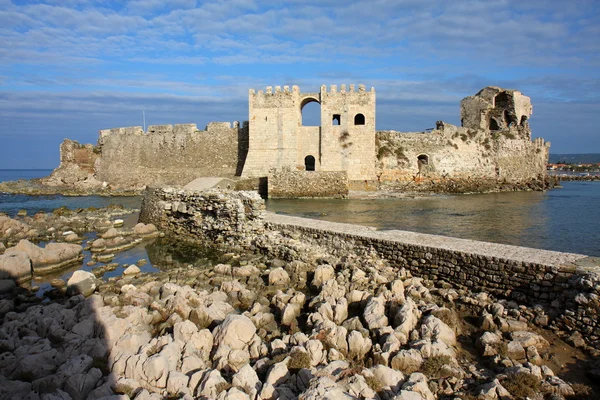Το κάστρο της Μεθώνης, Ελλάδα — Φωτογραφία Αρχείου