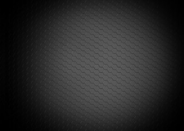 Grey hexagons grid background clipart