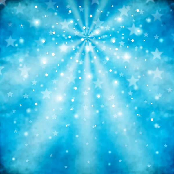 Blue abstract background with stars — Stock Photo, Image