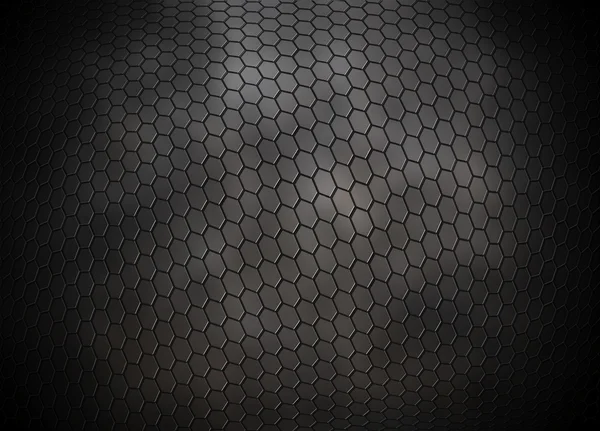 Grey hexagons grid background — Stock Photo, Image