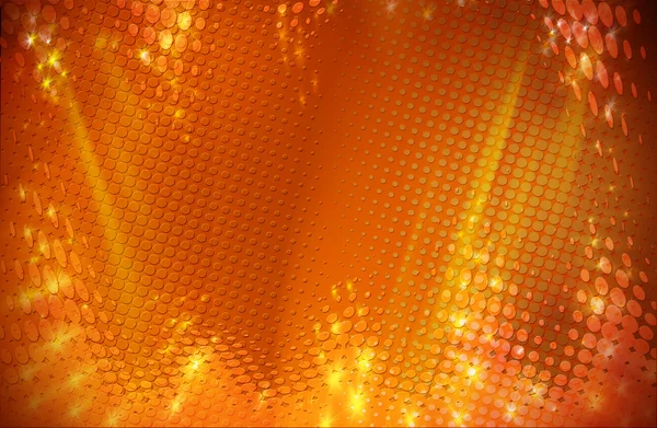 Golden abstract background with dots — Stock Photo, Image