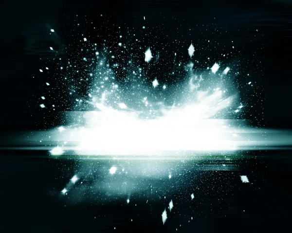 Тёмный абстрактный фон с взрывом света — стоковое фото