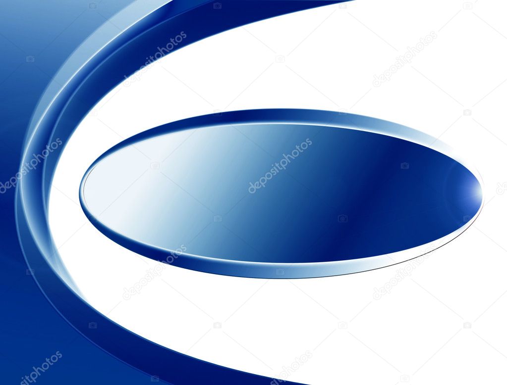 Blu abstract background with ellipse