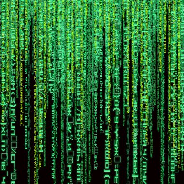 Digital green abstract background clipart