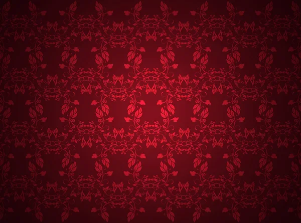 High quality red floral pattern — Stock Photo, Image