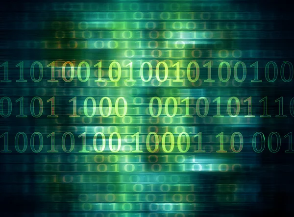 Internet background with binary code — Stock Photo, Image