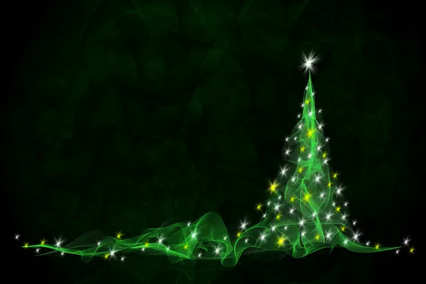 Зеленый фон Рождества — стоковое фото