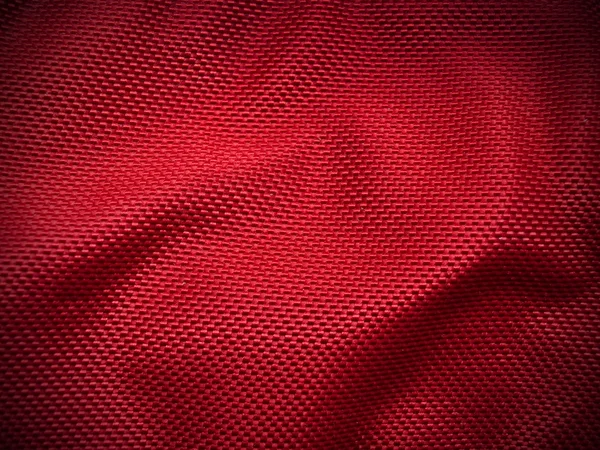Sfondo di tela di nylon rosso — Foto Stock