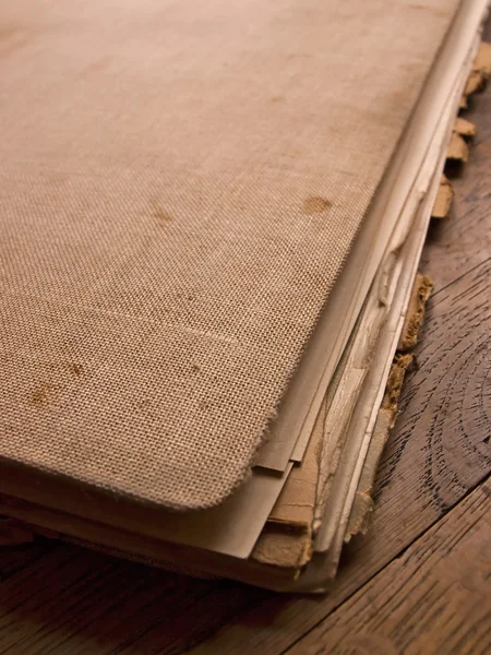Altes Dokument aus nächster Nähe auf dem Tisch — Stockfoto
