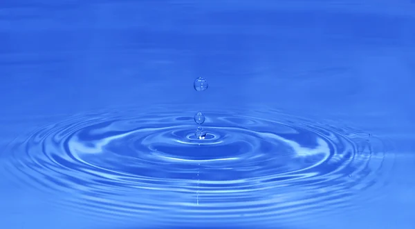 stock image Blue water drop detail background