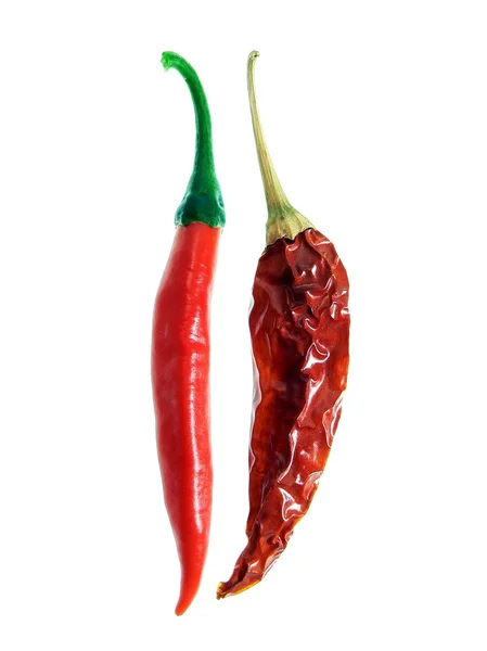 stock image Young and old chili pepper