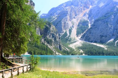 Lake prags dolomites Alpleri'nde