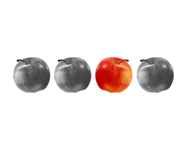 stock image Four apples