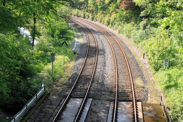 stock image Rail railway track