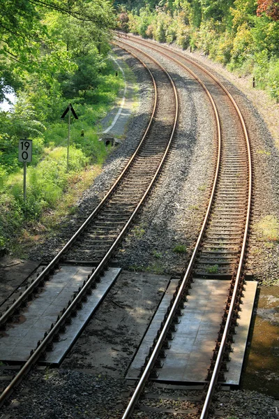 Rail railway track Stock Picture