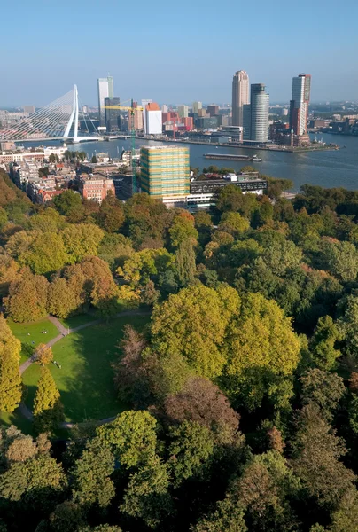 rotterdam şehir ve park euromast Tower - Hollanda