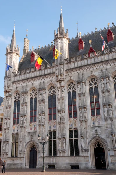 市政厅在布鲁日-比利时 — 图库照片