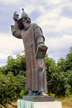 Statue of Grgur Ninski at Nin - Croatia clipart
