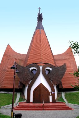 Lutheran church at Siofok Balaton - Hungary clipart