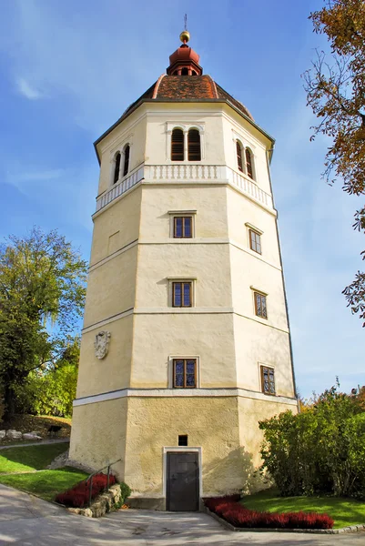 Torre Glockenturm em Schlossberg Grass Áustria — Fotografia de Stock