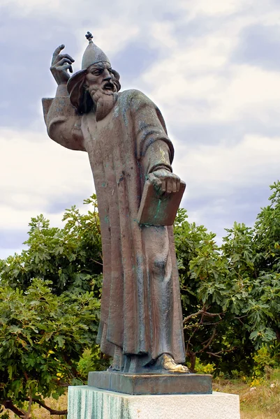 Statue des grgur ninski in nin - Kroatien — Stockfoto