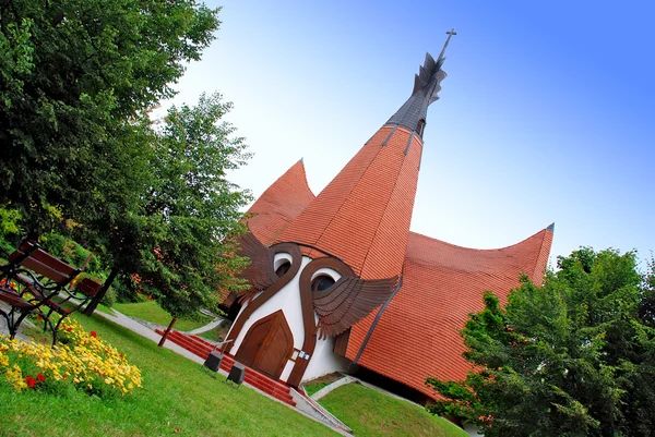 Siofok 발라 톤-헝가리에서 루터교 교회 — 스톡 사진
