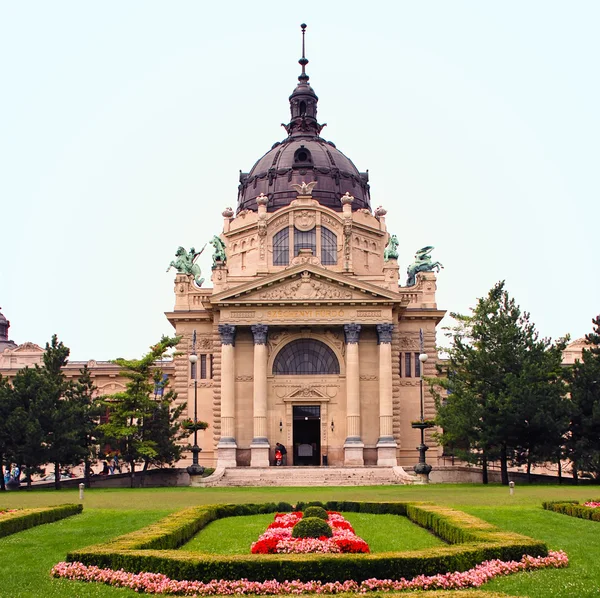The Szechenyi Medicinal Bath – Hungary Budapest — Stock Photo, Image