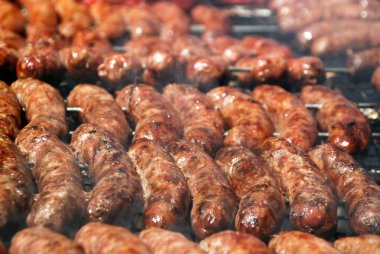 Sausages Barbecue clipart