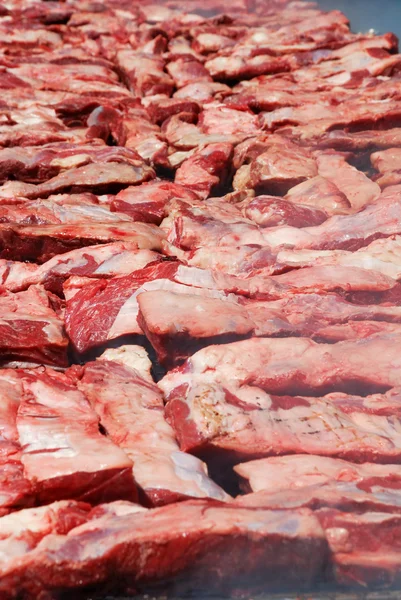 Grande barbecue argentino Vacio Carne di mucca — Foto Stock