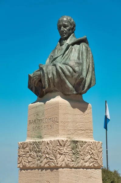 Statue von bartolomeo borghesi in repubblica di san marino — Stockfoto