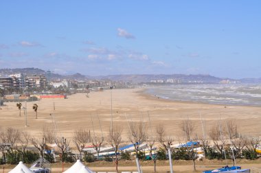 pescara, abruzzo, İtalya plajında sörf uçurtma