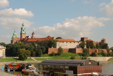 Krakow, Polonya, Avrupa 'daki wawel kalesi