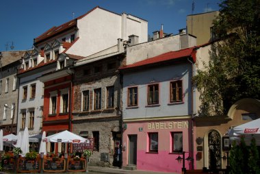 The jewish quarter in krakov, poland, europe clipart