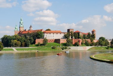 Krakow, Polonya, Avrupa 'daki wawel kalesi