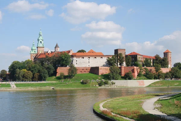 El castillo de Wawel en Krakow, Polonia, Europa —  Fotos de Stock