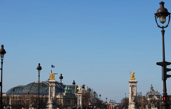 На Париж з її пам'ятники, Франції, Європа Стокова Картинка
