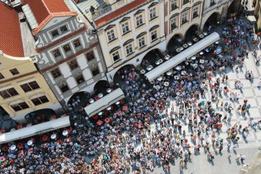 Prague,capital of czech repulic, with its palaces, bridges and castles clipart