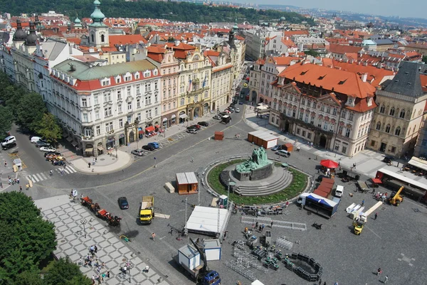 Prague, capitale de la réputation tchèque, avec ses palais, ponts et châteaux — Photo