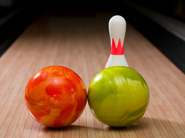 Bowling composition — Stock Photo, Image